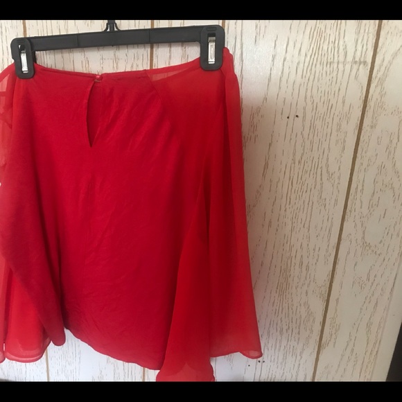 Bebe Red Top - Picture 4 of 4